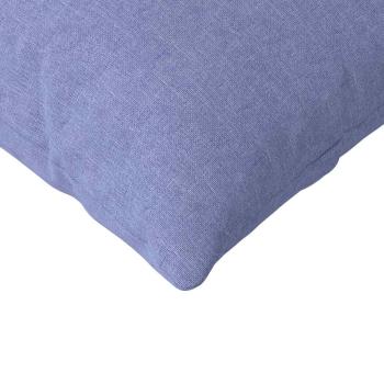 Sofakissen 2 pcs Blau 120 x 40 cm Stoff