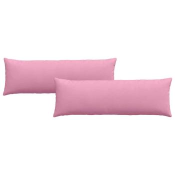 Sofakissen 2 pcs Rosa 120 x 40 cm Stoff