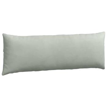 Sofakissen 2 pcs Hellgrau 120 x 40 cm Cordstoff