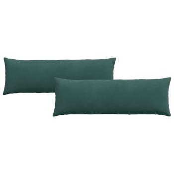 Sofakissen 2 pcs Dunkelgrün 120 x 40 cm Cordstoff