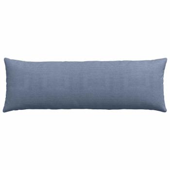 Sofakissen 2 Stück Blau 120 x 40 cm Cordstoff