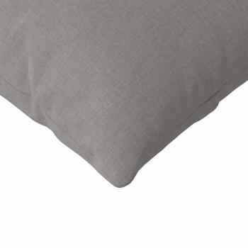 Sofakissen 2 pcs Taupe 145 x 40 cm Stoff
