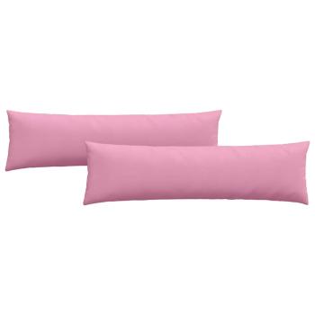 Sofakissen 2 pcs Rosa 145 x 40 cm Stoff