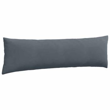 ARDEBO.de - Sofakissen 2 pcs Dunkelgrau 145 x 40 cm Cordstoff