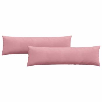 Sofakissen 2 pcs Rosa 145 x 40 cm Cordstoff