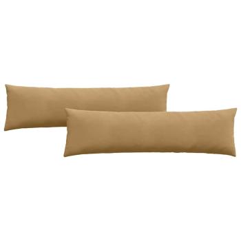 Sofakissen 2 pcs Braun 145 x 40 cm Cordstoff