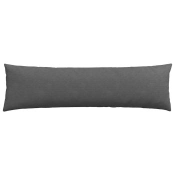Sofakissen 2 pcs Dunkelgrau 145 x 40 cm Cordstoff