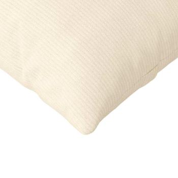Sofakissen 2 Stück Creme 145 x 40 cm Cordstoff