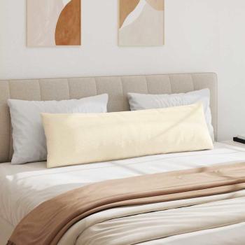 Sofakissen 2 pcs Creme 145 x 40 cm Cordstoff