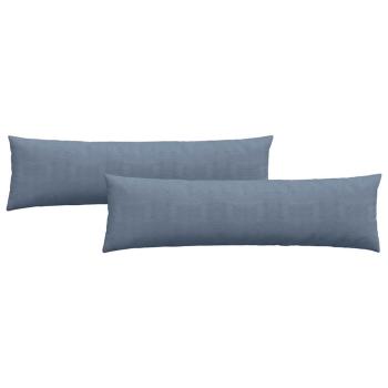 Sofakissen 2 pcs Blau 145 x 40 cm Cordstoff