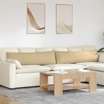 ARDEBO.de - Sofakissen 2 pcs Grau-Grün 145 x 40 cm Cordstoff