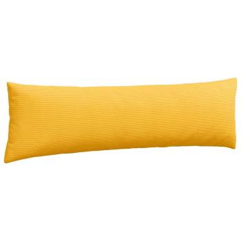 Sofakissen 2 Stück Helles Gelb 145 x 40 cm Cordstoff