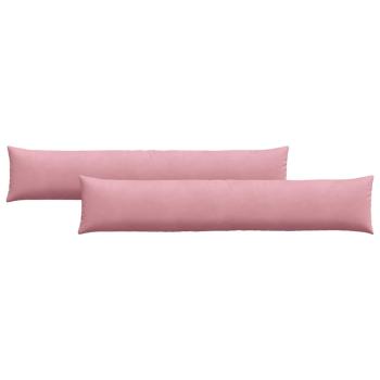 Sofakissen 2 pcs Rosa 200 x 40 cm Cordstoff