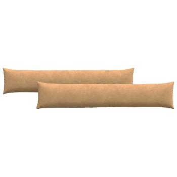 Sofakissen 2 pcs Braun 200 x 40 cm Cordstoff