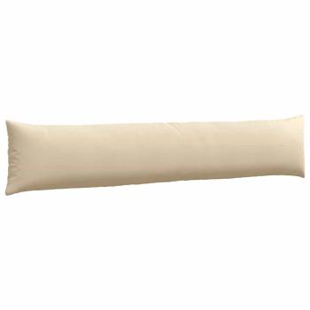 Sofa Kissen 2 pcs Creme 200 x 40 cm Stoff