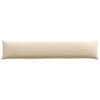 Sofa Kissen 2 pcs Creme 200 x 40 cm Stoff
