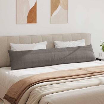 Sofakissen 2 pcs Hellgrau 200 x 40 cm Cordstoff