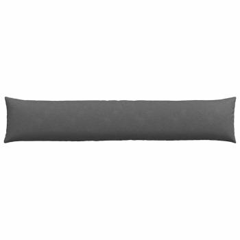 Sofakissen 2 pcs Dunkelgrau 200 x 40 cm Cordstoff