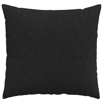 Sofakissen 2 pcs Schwarz 45 x 45 cm Stoff