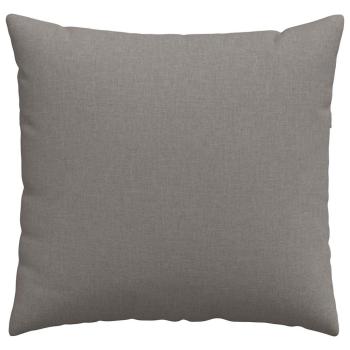 Sofakissen 2 Stk. Stoff Taupe 45 x 45 cm