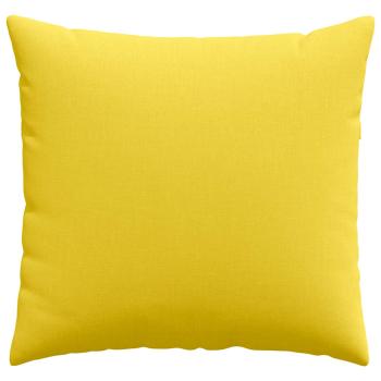 Sofakissen 2 Stk. Stoff Helles Gelb 45 x 45 cm