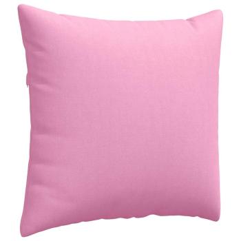 Sofakissen 2 pcs Rosa 45 x 45 cm Stoff