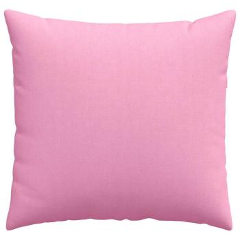 Sofakissen 2 pcs Rosa 45 x 45 cm Stoff