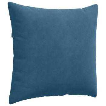 Sofakissen 2 pcs Blau 45 x 45 cm Cordstoff