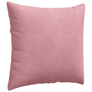 Sofakissen 2 pcs Rosa 45 x 45 cm Cordstoff