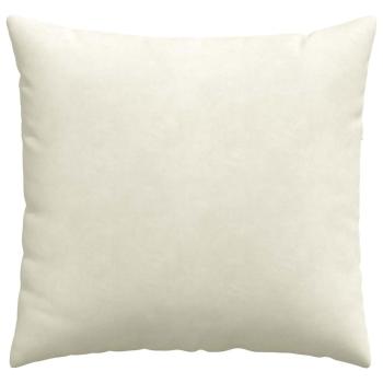 Sofakissen 2 pcs Creme 45 x 45 cm Cordstoff