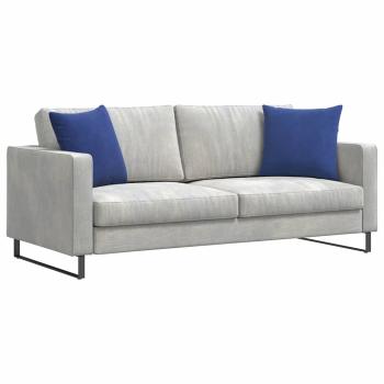 Sofakissen 2 pcs Polizeiblau 45 x 45 cm Cordstoff