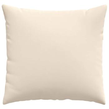 Sofa Kissen 2 pcs Beige 45 x 45 cm Stoff