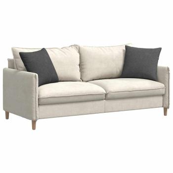 Sofakissen 2 Stück Dunkelgrau 45 x 45 cm Cordstoff