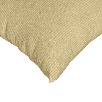 Sofakissen 2 Stück Grau-Grün 45 x 45 cm Cordstoff