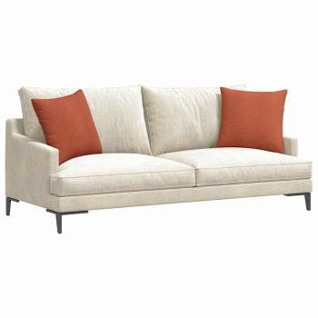 Sofakissen 2 pcs Rot-Orange 45 x 45 cm Cordstoff