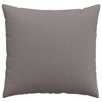 Sofakissen 2 pcs Taupe 50 x 50 cm Stoff