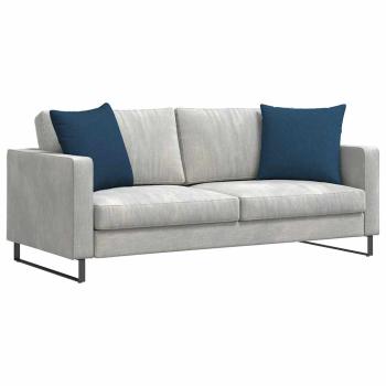Sofakissen 2 pcs Blau 50 x 50 cm Stoff