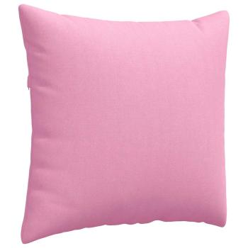 Sofakissen 2 pcs Rosa 50 x 50 cm Stoff