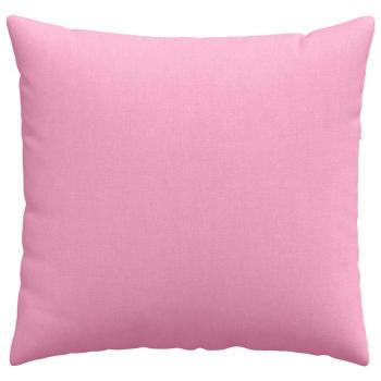 Sofakissen 2 pcs Rosa 50 x 50 cm Stoff