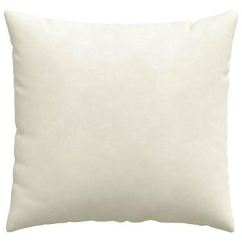 Sofakissen 2 pcs Creme 50 x 50 cm Cordstoff