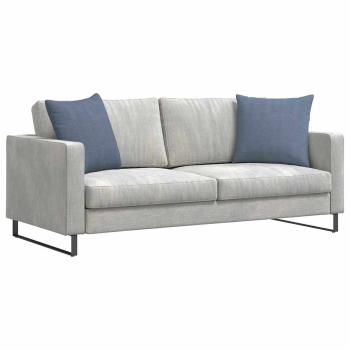 Sofakissen 2 pcs Blau 50 x 50 cm Cordstoff