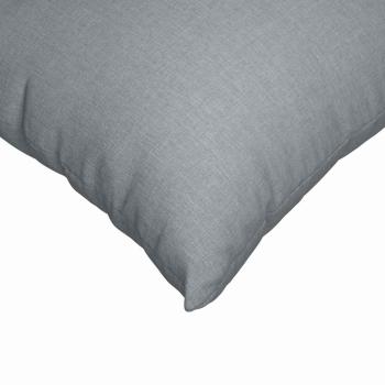 Sofakissen 2 Stk. Stoff Hellgrau 60 x 60 cm