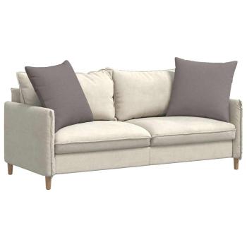 Sofakissen 2 pcs Taupe 60 x 60 cm Stoff