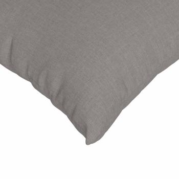 Sofakissen 2 pcs Taupe 60 x 60 cm Stoff