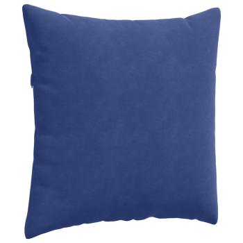 Sofakissen 2 Stück Polizeiblau 60 x 60 cm Cordstoff