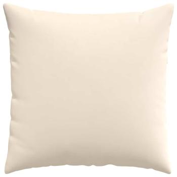 Sofa Kissen 2 pcs Beige 60 x 60 cm Stoff