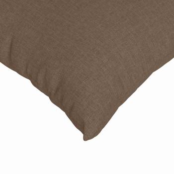 Sofakissen 2 Stk. Stoff Braun 80 x 80 cm