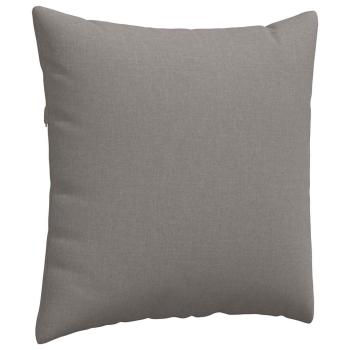Sofakissen 2 stk. Stoff Taupe 80 x 80 cm
