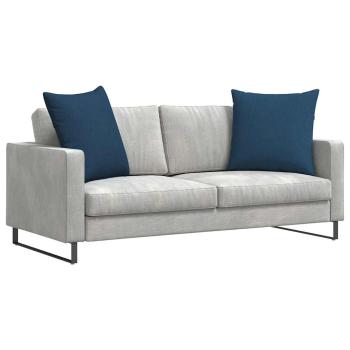Sofakissen 2 pcs Blau 80 x 80 cm Stoff