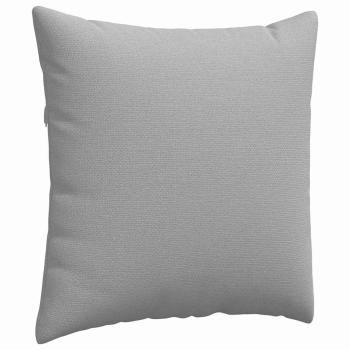 Sofakissen 2 stk. Stoff Wolkengrau 80 x 80 cm
